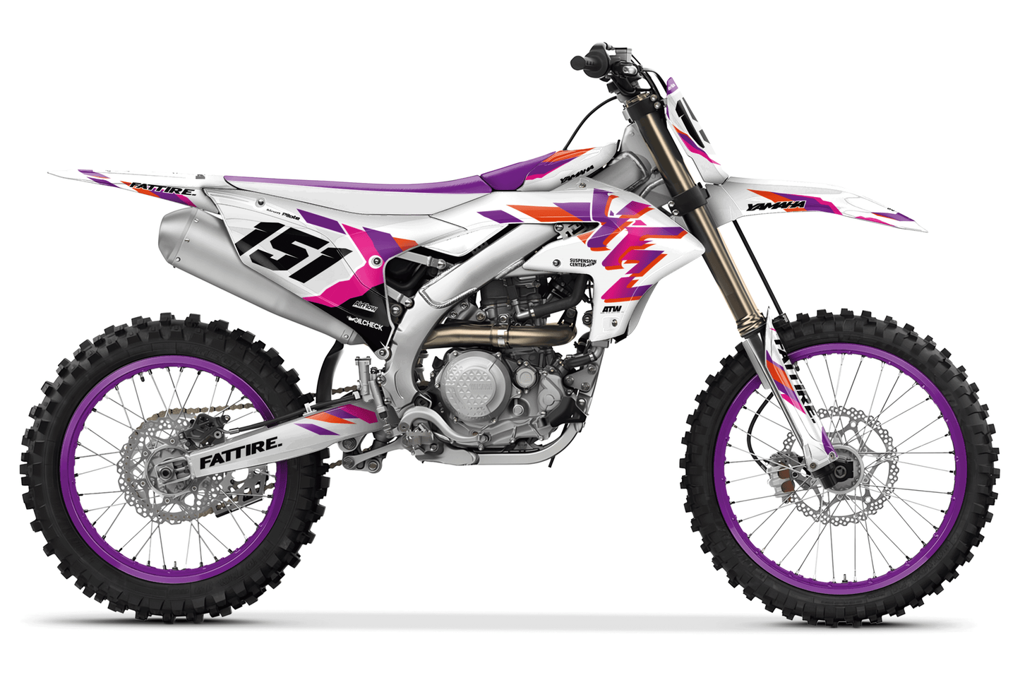 Kit déco Yamaha YZF/WRF - YMXMX007 Blanc