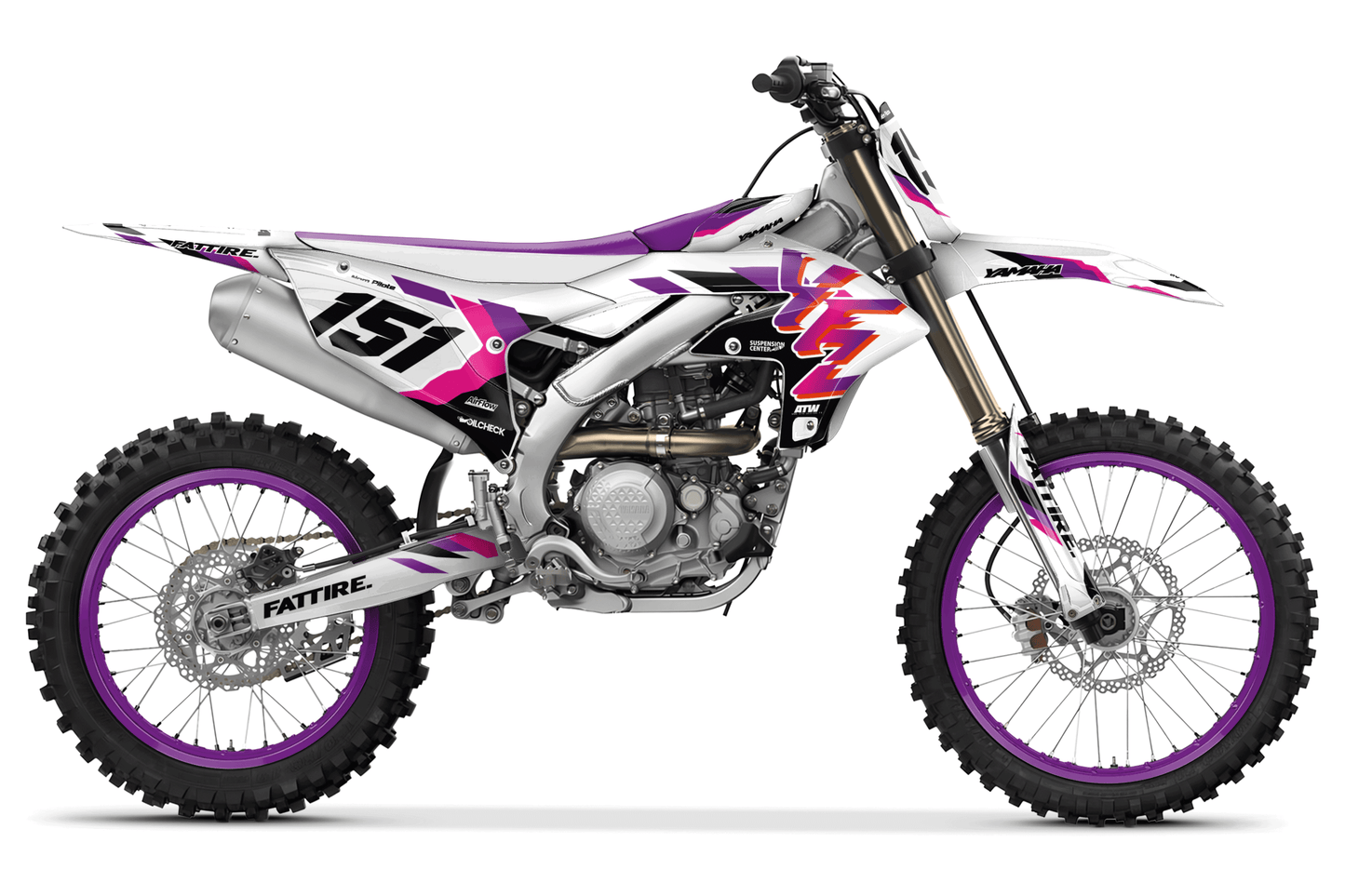 Kit déco Yamaha YZF/WRF - YMXMX007 Noir