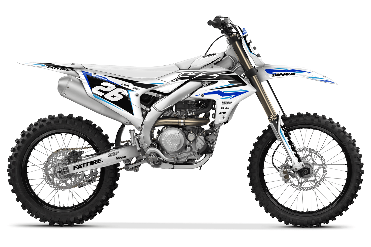 Kit déco Yamaha YZF/WRF - YMXMX009 Blanc