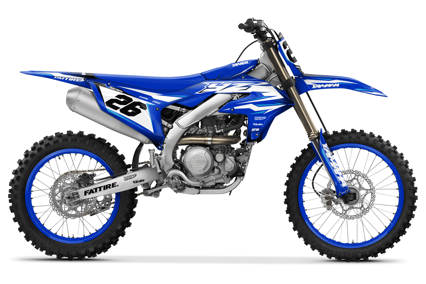 Kit déco Yamaha YZF/WRF - YMXMX009 Bleu