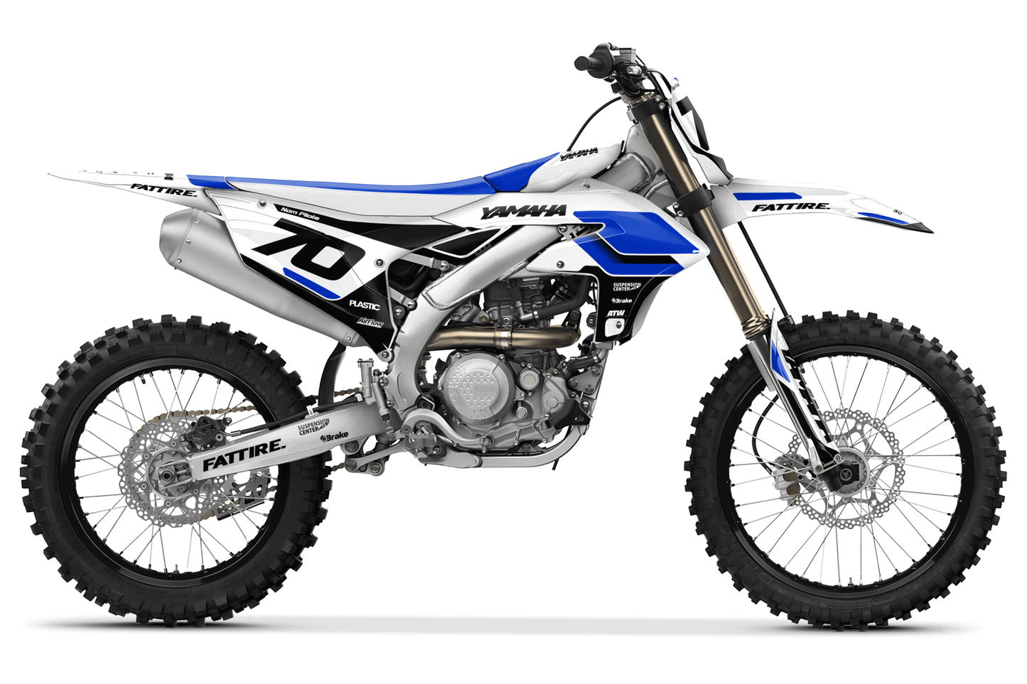 Kit déco Yamaha YZF/WRF - YMXMX010 Bleu