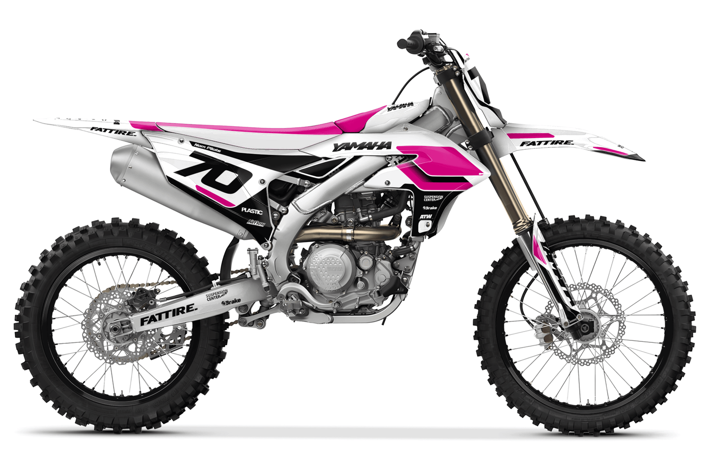 Kit déco Yamaha YZF/WRF - YMXMX010 Rose