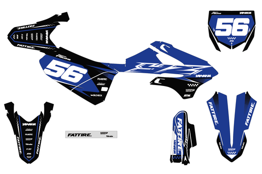 Kit déco YAMAHA YZ 65/85 - YMMMX001 Bleu