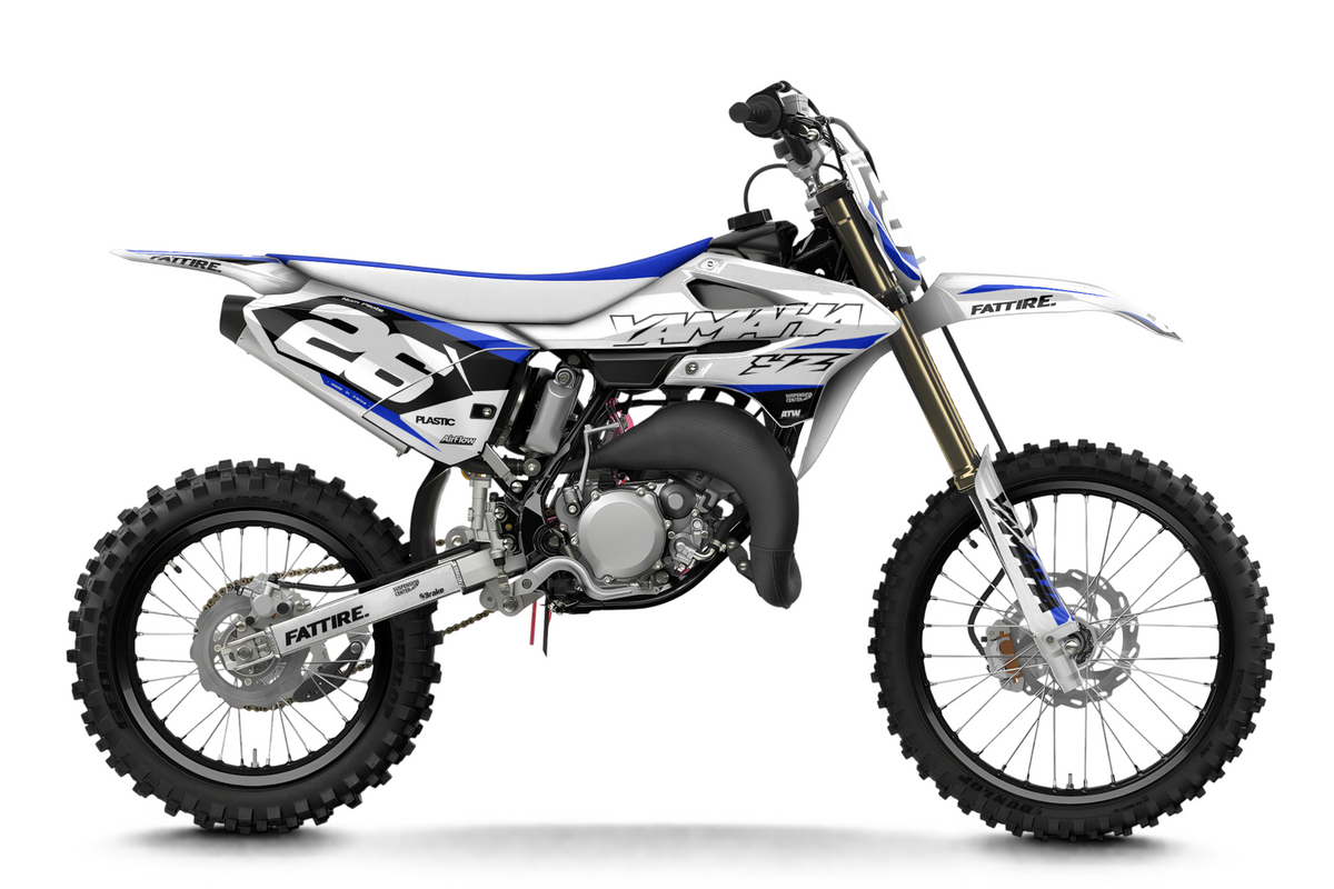 Kit déco YAMAHA YZ 65/85 - YMMMX002 Blanc