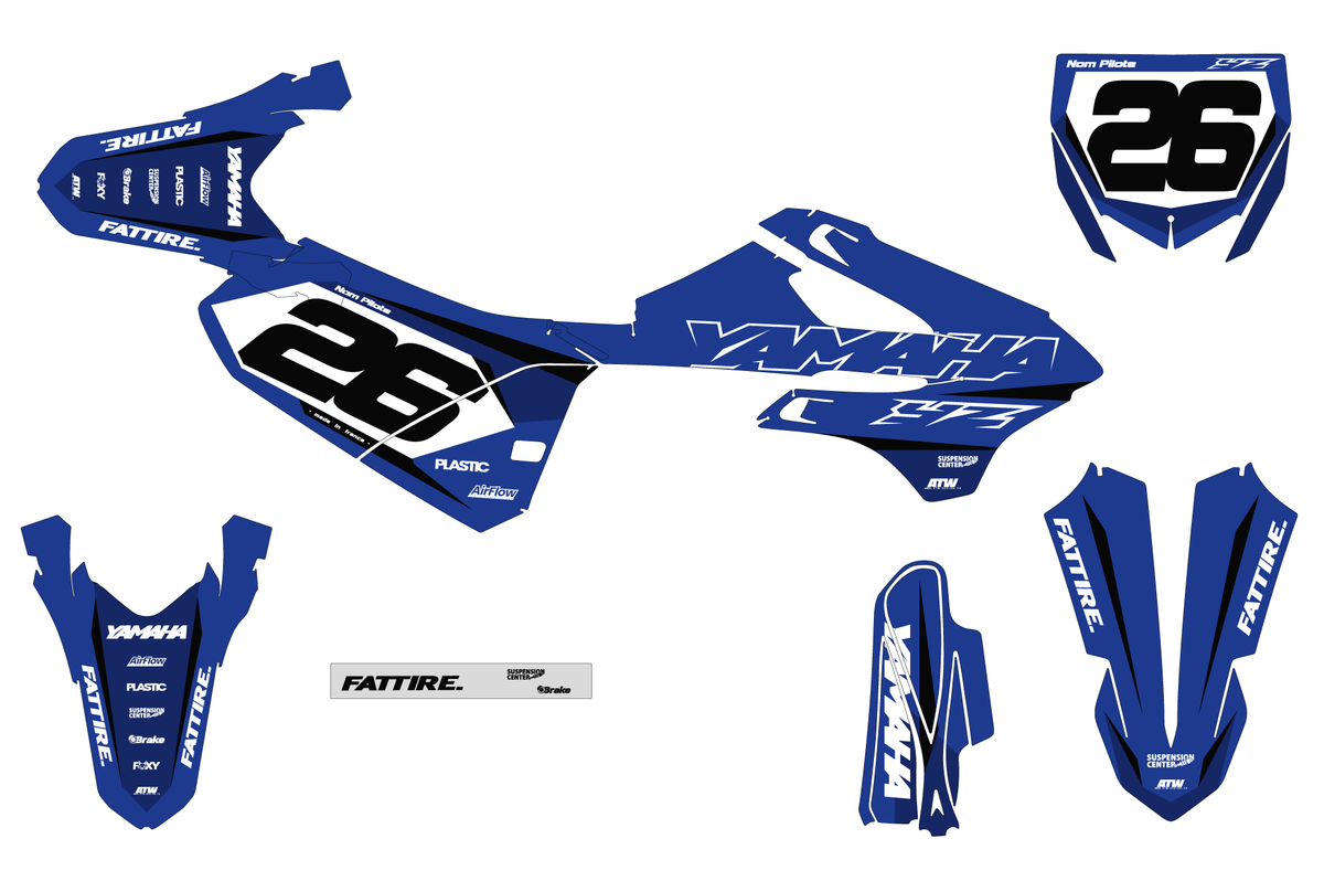 Kit déco YAMAHA YZ 65/85 - YMMMX002 Noir