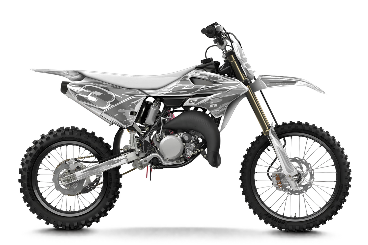 Kit déco YAMAHA YZ 65/85 - YMMMX004 Blanc