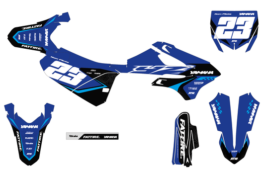 Kit déco YAMAHA YZ 65/85 - YMMMX006 Bleu