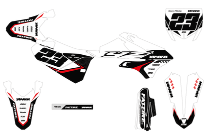 Kit déco YAMAHA YZ 65/85 - YMMMX006 Rouge