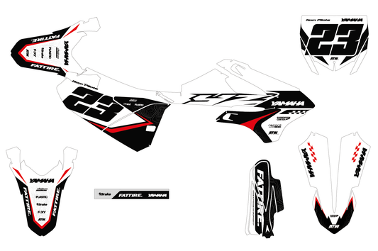 Kit déco YAMAHA YZ 65/85 - YMMMX006 Rouge