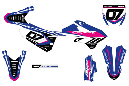 Kit déco YAMAHA YZ 65/85 - YMMMX008 Rose