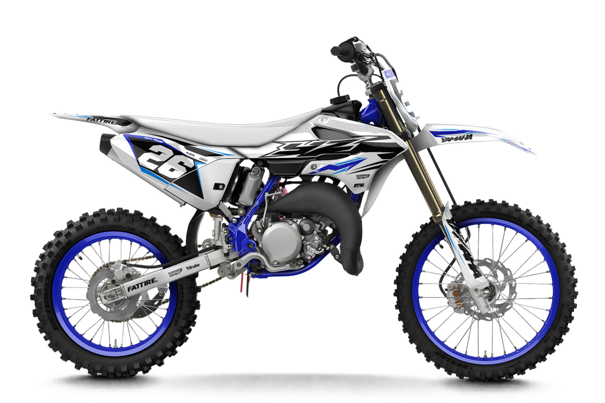 YAMAHA YZ 65/85 Dekor-Kit - YMMMX009 Weiß