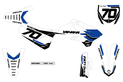 Kit déco YAMAHA YZ 65/85 - YMMMX010 Bleu