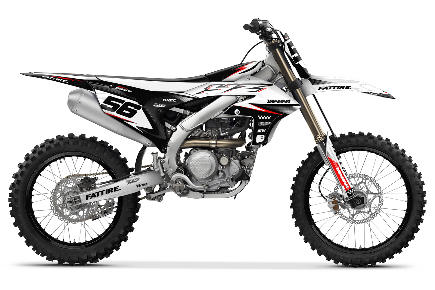 Kit déco Yamaha YZF/WRF - YMXMX001 Blanc