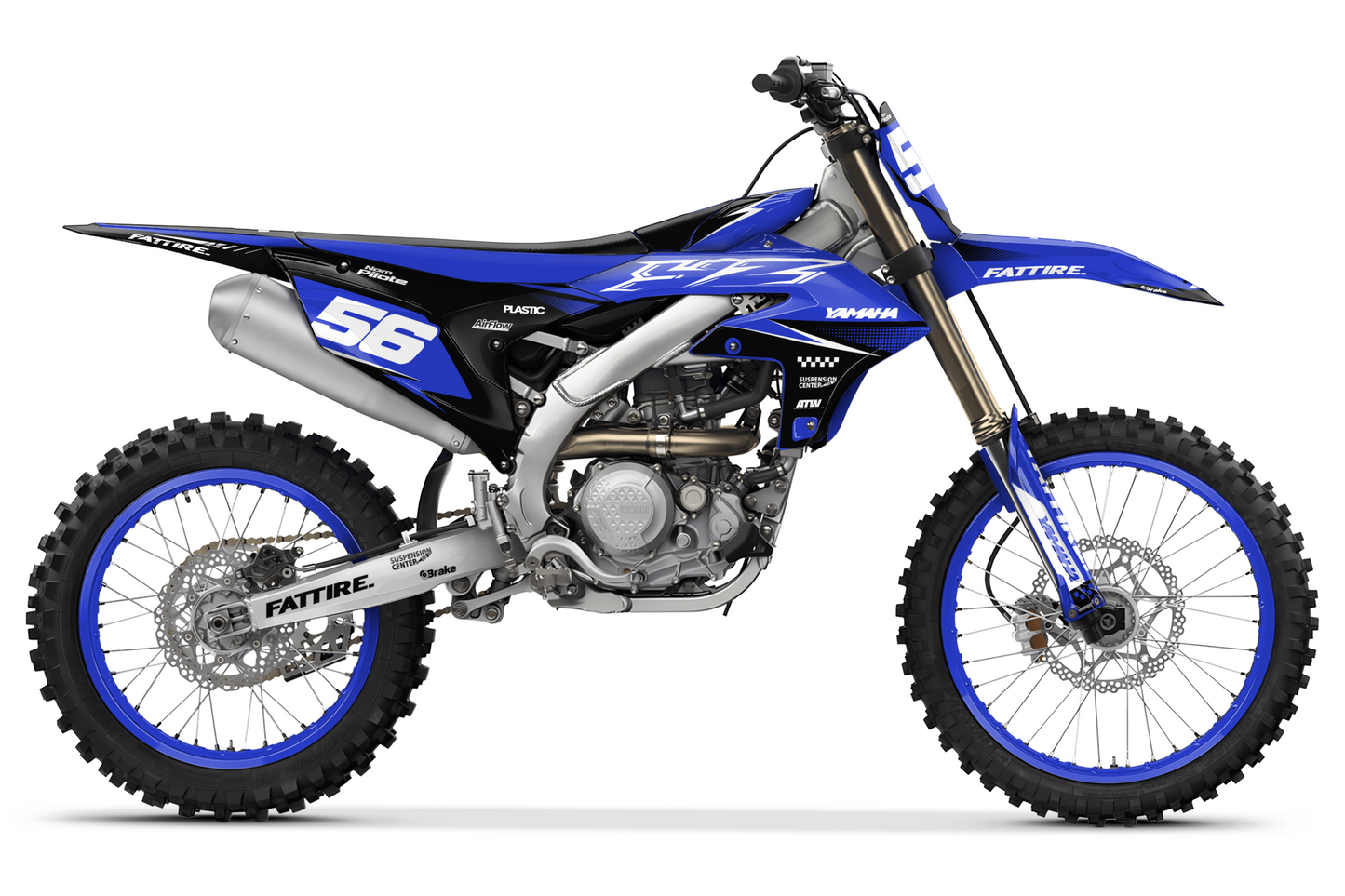 Kit déco Yamaha YZF/WRF - YMXMX001 Bleu