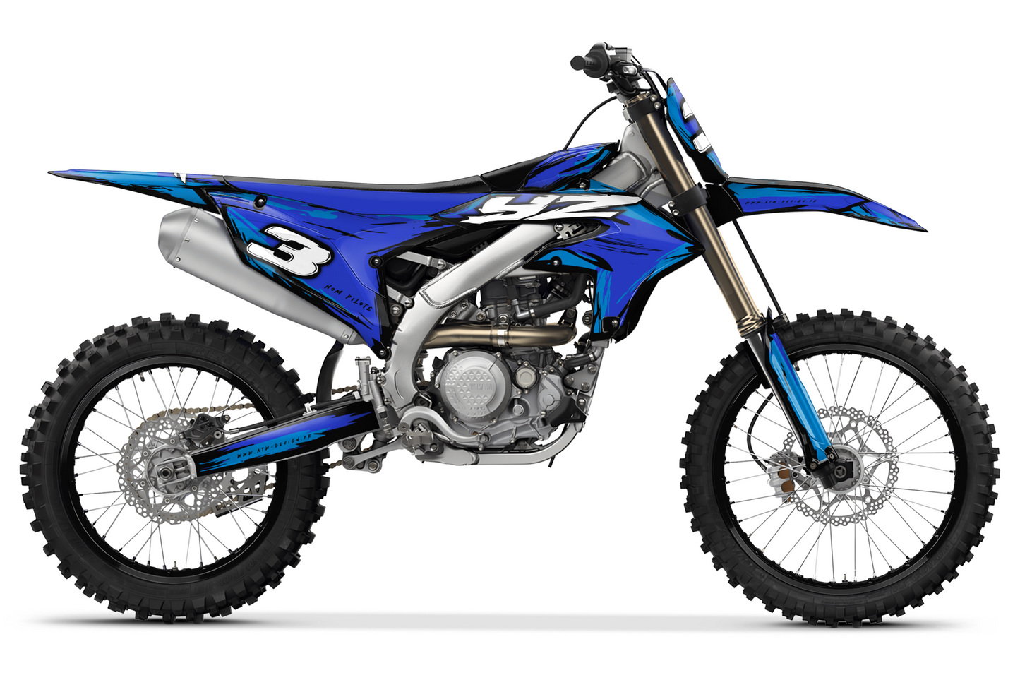 Kit déco Yamaha YZF/WRF - YMXMX004 Bleu