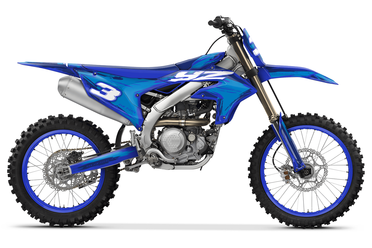 Kit déco Yamaha YZF/WRF - YMXMX004 Cyan