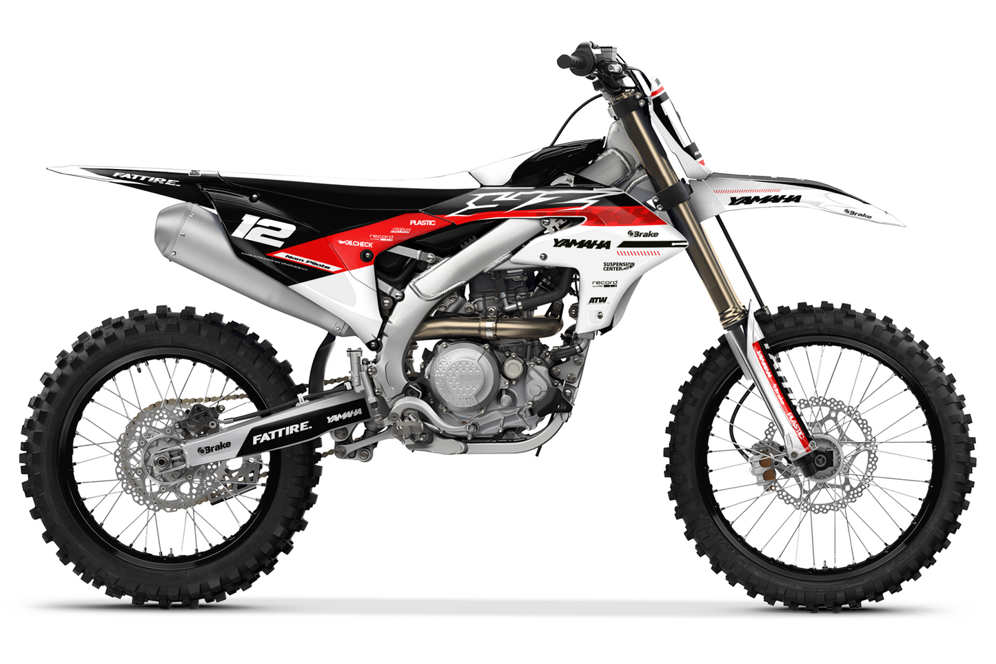 Kit déco Yamaha YZF/WRF - YMXMX005 Blanc