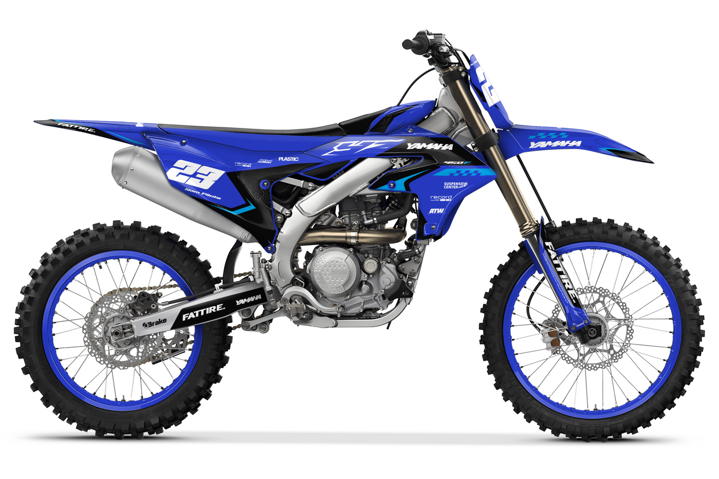 Kit déco Yamaha YZF/WRF - YMXMX006 Bleu