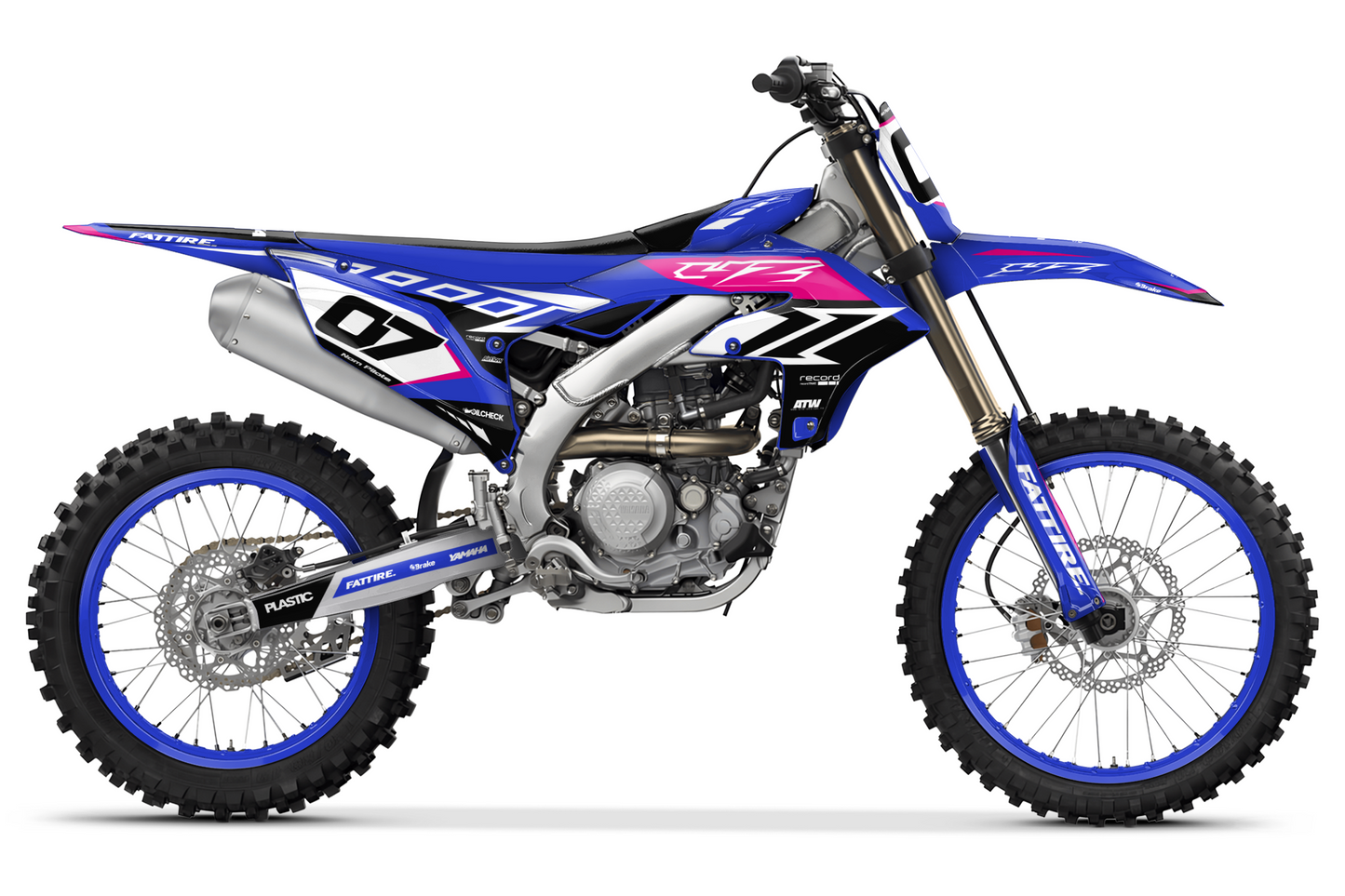 Kit déco Yamaha YZF/WRF - YMXMX008 Rose