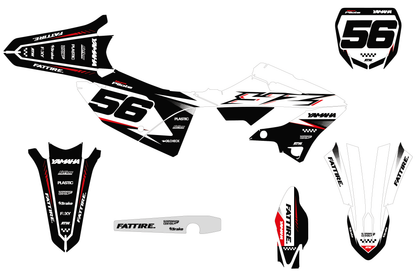 Kit déco Yamaha YZ - YMZMX001 Blanc