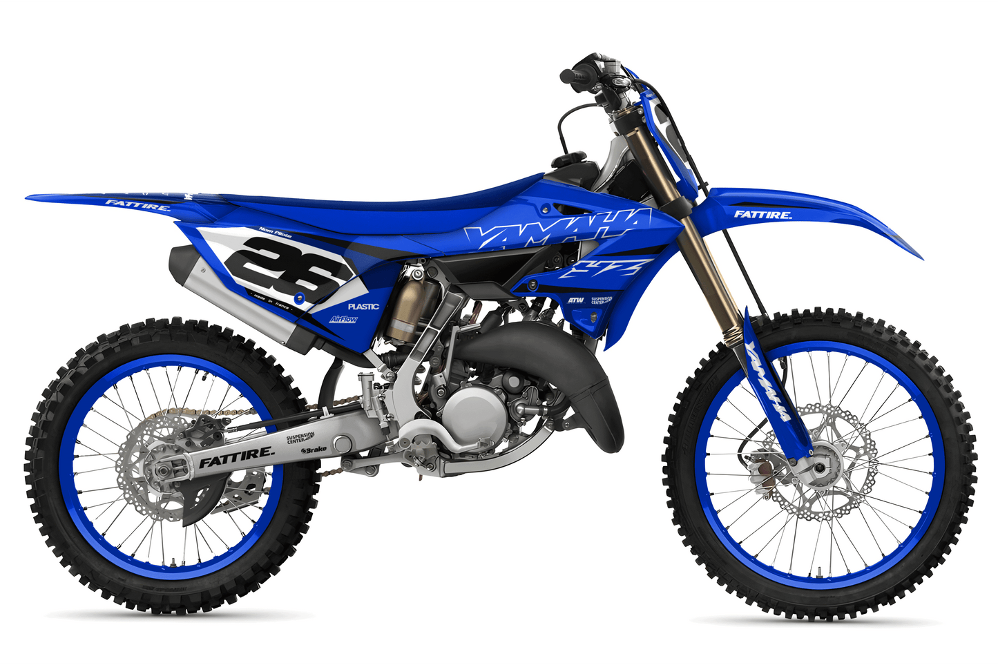 Kit déco Yamaha YZ - YMZMX002 Noir