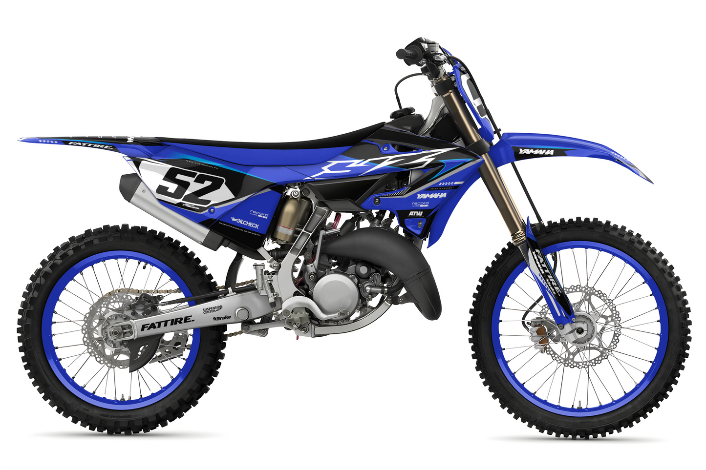 Kit déco Yamaha YZ - YMZMX003 Cyan