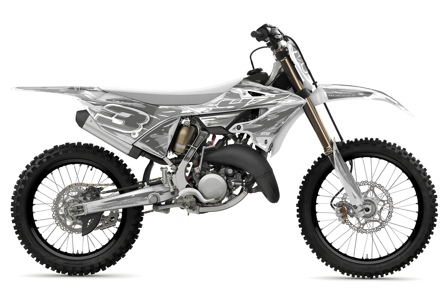 Kit déco Yamaha YZ - YMZMX004 Blanc