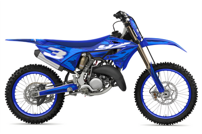 Kit déco Yamaha YZ - YMZMX004 Cyan
