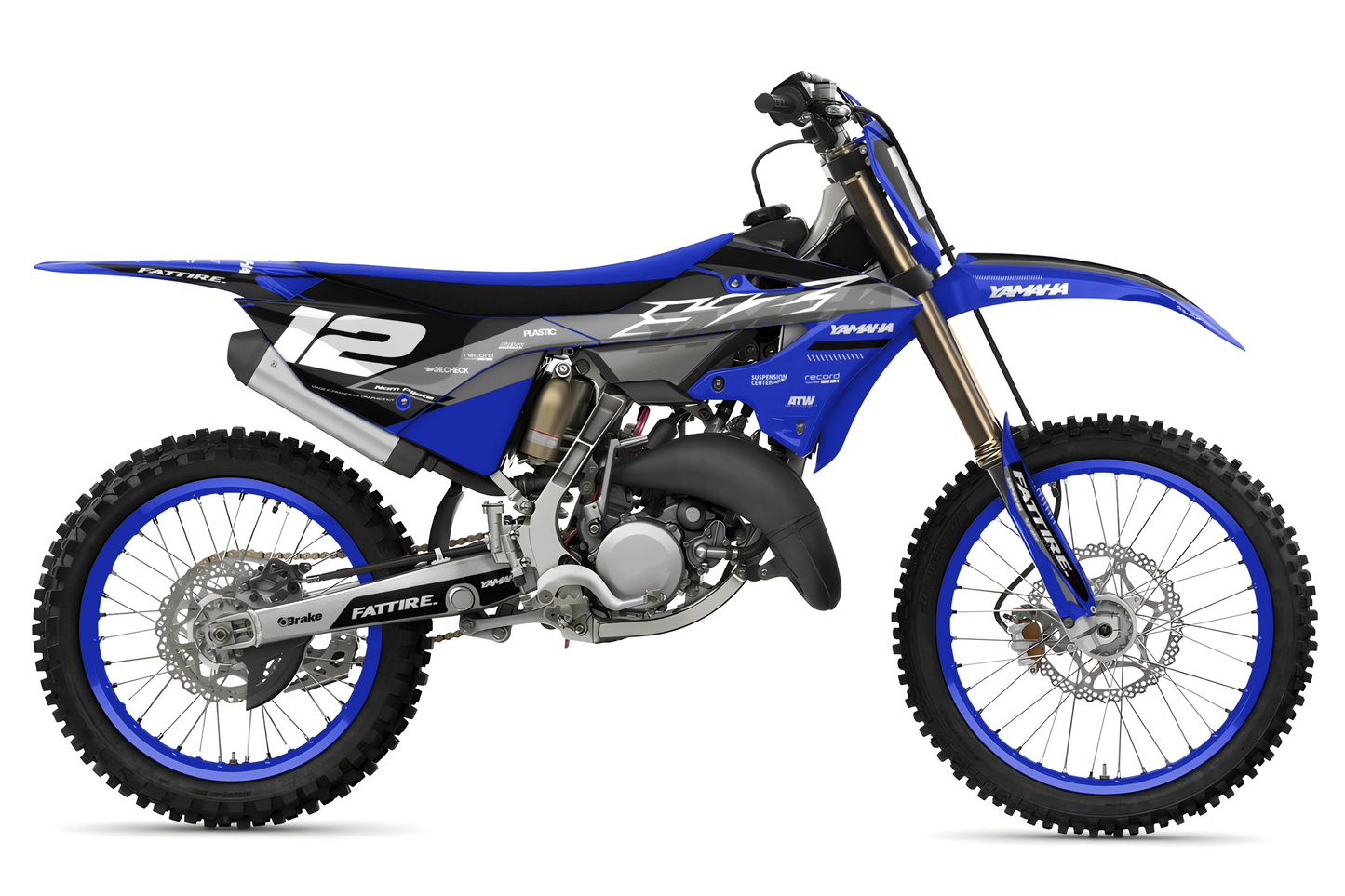 Kit déco Yamaha YZ - YMZMX005 Bleu