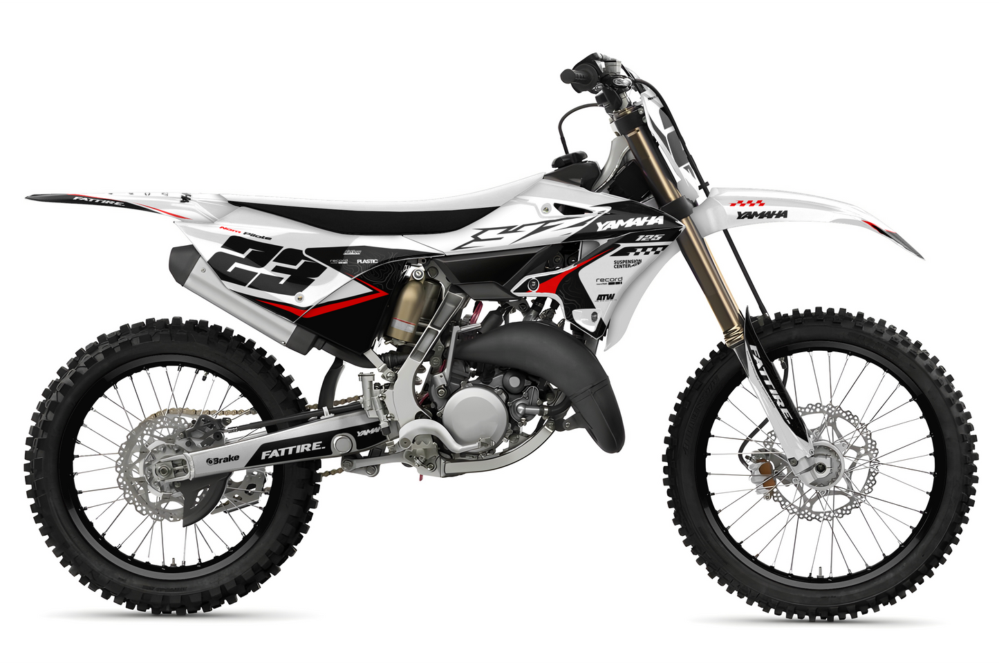 Kit déco Yamaha YZ - YMZMX006 Rouge