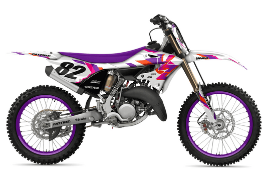 Kit déco Yamaha YZ - YMZMX007 Blanc