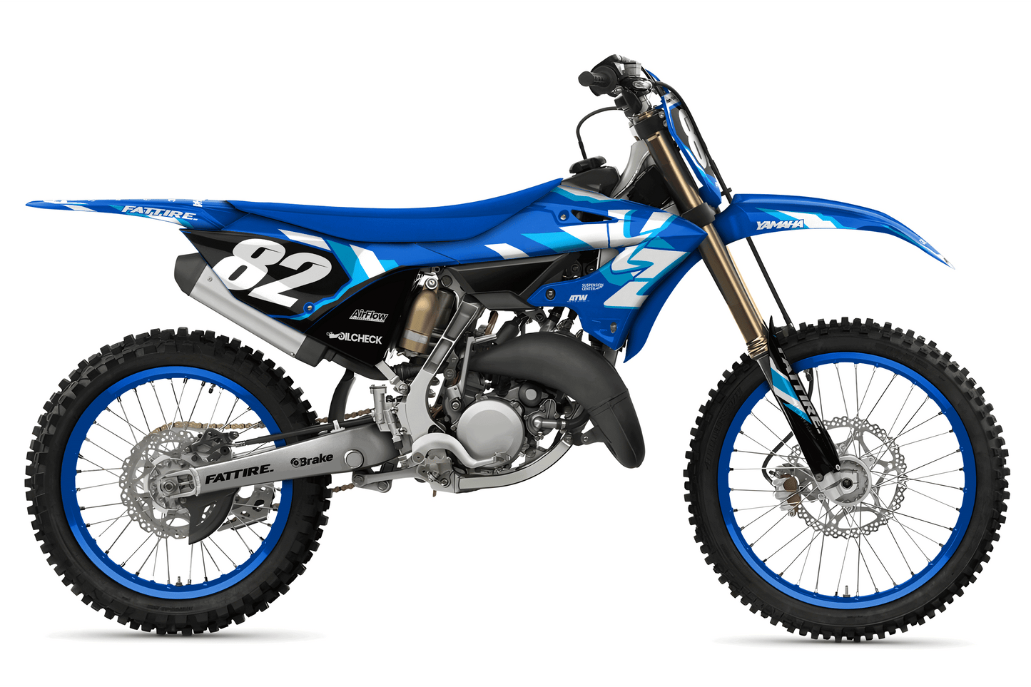 Kit déco Yamaha YZ - YMZMX007 Bleu