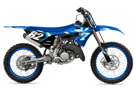 Kit déco Yamaha YZ - YMZMX007 Bleu