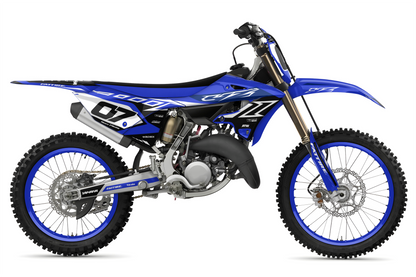 Kit déco Yamaha YZ - YMZMX008 Bleu