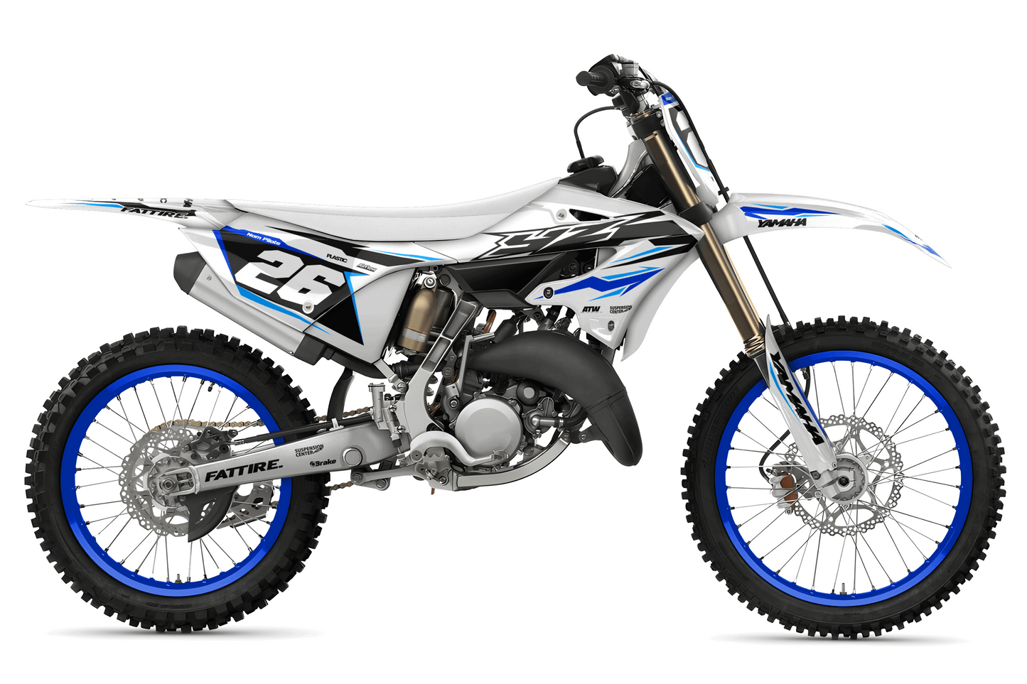 Kit déco Yamaha YZ - YMZMX009 Blanc