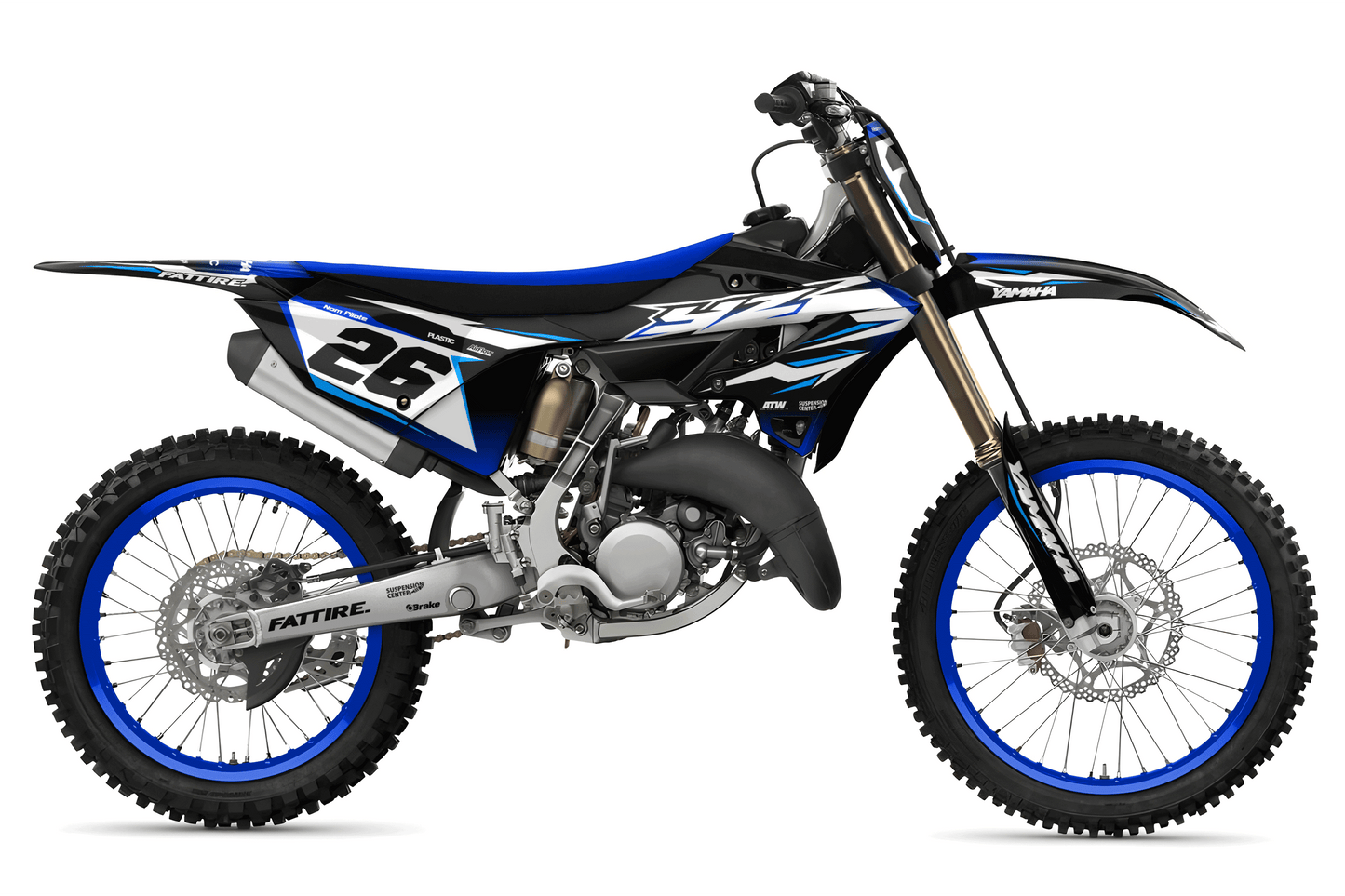Kit déco Yamaha YZ - YMZMX009 Noir