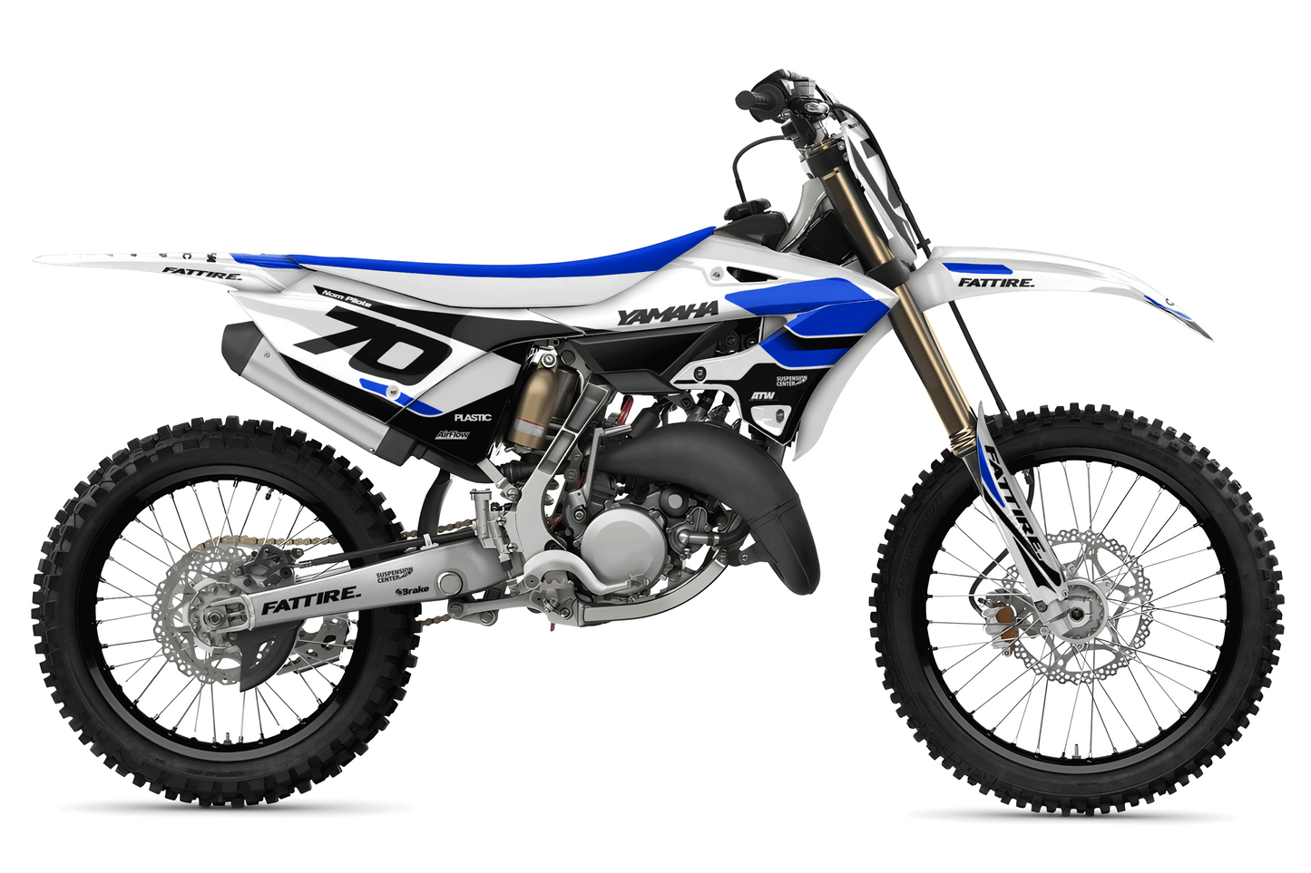 Kit déco Yamaha YZ - YMZMX010 Bleu