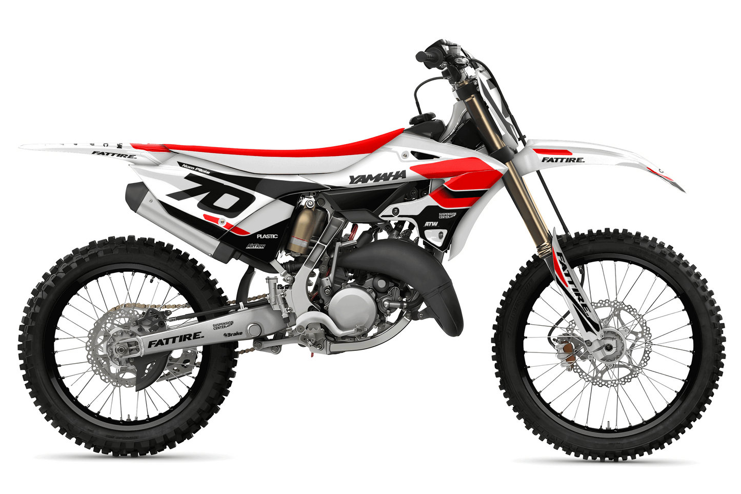 Kit déco Yamaha YZ - YMZMX010 Rouge