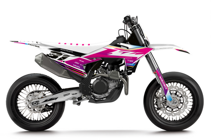 Kit déco KTM 450 SMR - KKTSM004 Blanc
