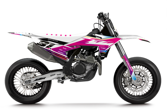 Kit déco KTM 450 SMR - KKTSM004 Blanc