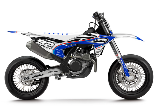 Kit déco KTM 450 SMR - KKTSM003 Blanc