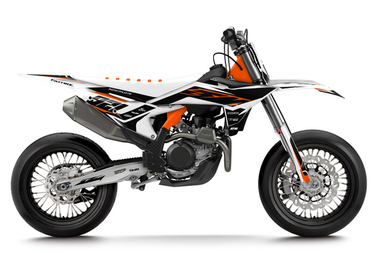 Kit déco KTM 450 SMR - KKTSM005 Blanc