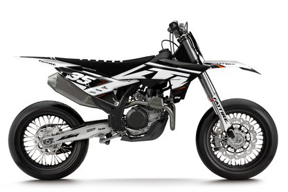 Kit déco KTM 450 SMR - KKTSM007 Blanc