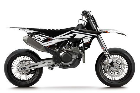 Kit déco KTM 450 SMR - KKTSM007 Blanc