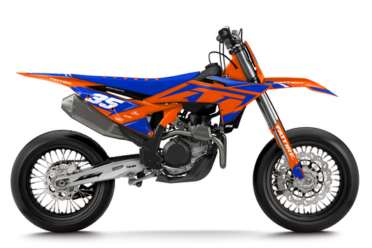 Kit déco KTM 450 SMR - KKTSM007 Bleu