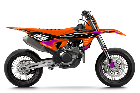 Kit déco KTM 450 SMR - KKTSM010 Violet