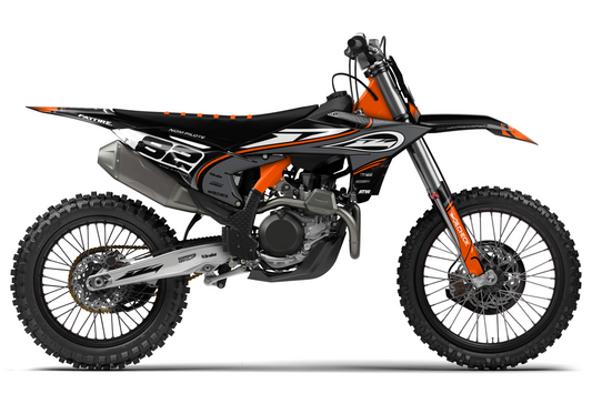 Kit déco KTM SX/SXF/EXC/EXCF - KKTSE003 Noir