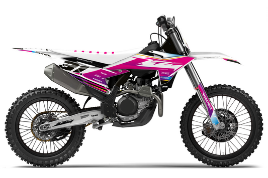 Kit déco KTM SX/SXF/EXC/EXCF - KKTSE004 Blanc