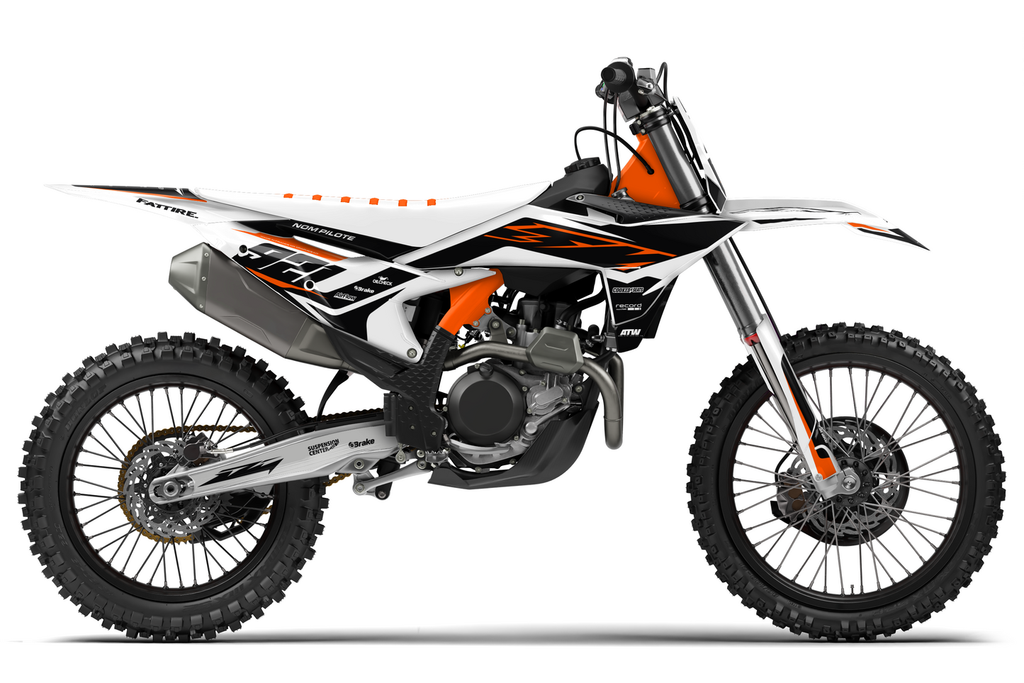 Kit déco KTM SX/SXF/EXC/EXCF - KKTSE005 Blanc