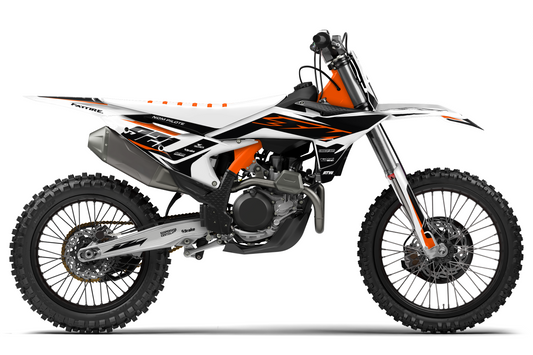 Kit déco KTM SX/SXF/EXC/EXCF - KKTSE005 Blanc